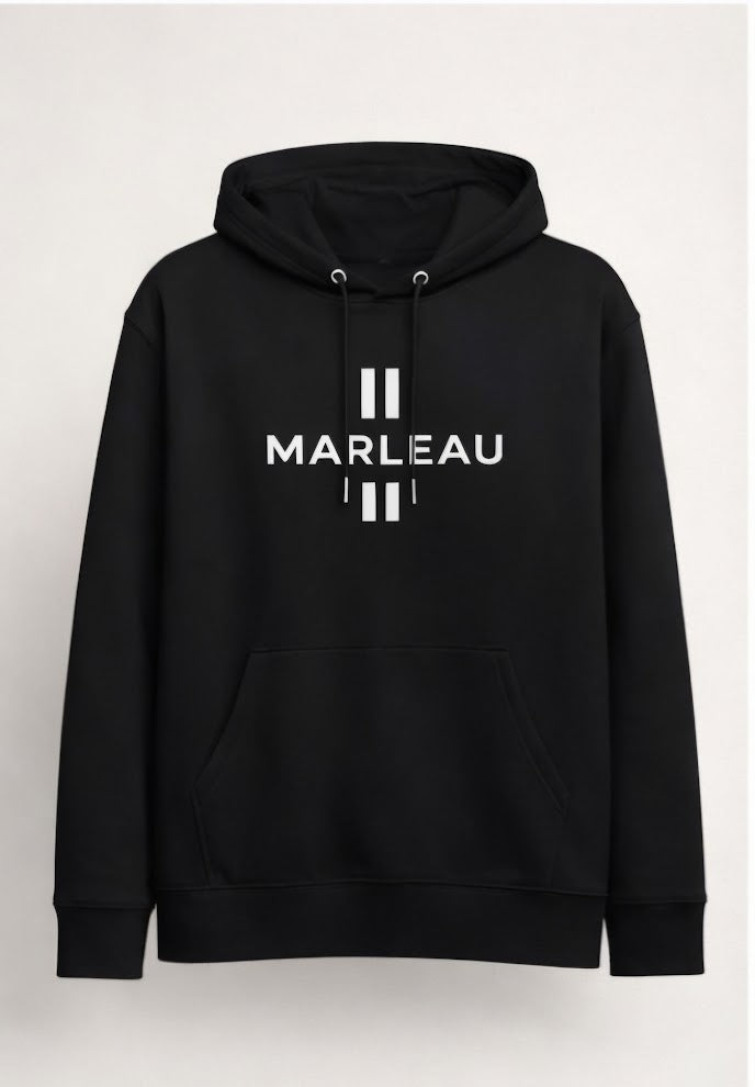 MARLEAU Signature - Hoodie White Emblem
