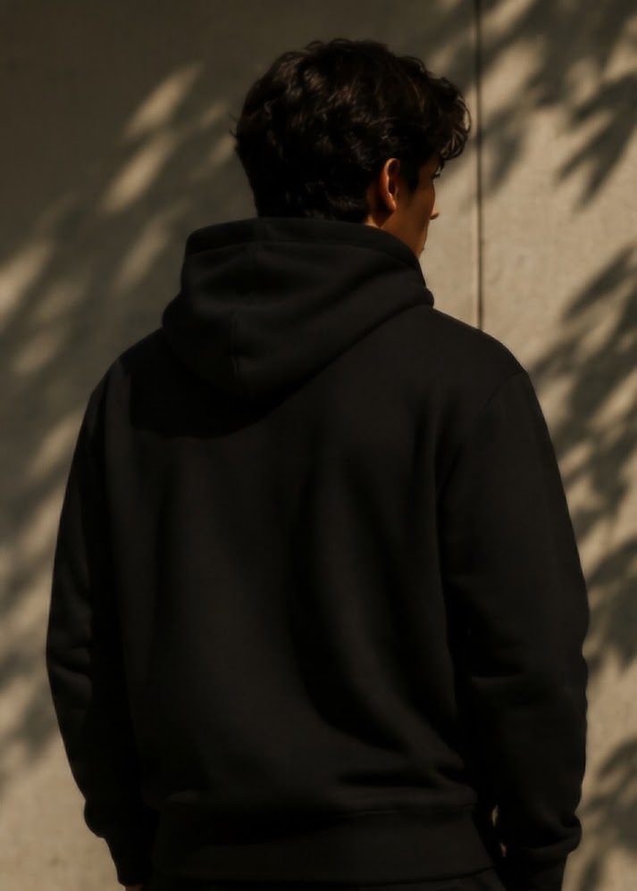 Axis Heavyweight Hoodie – Zwart