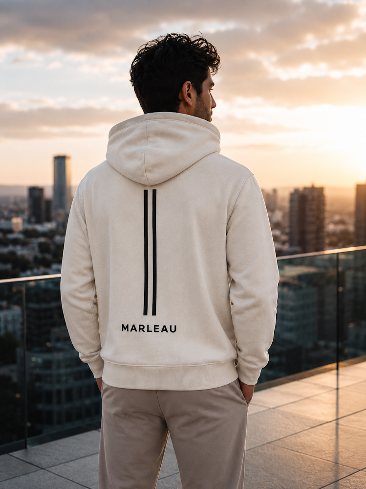 MARLEAU | Heavyweight - Hoodie Axis Desert Dust