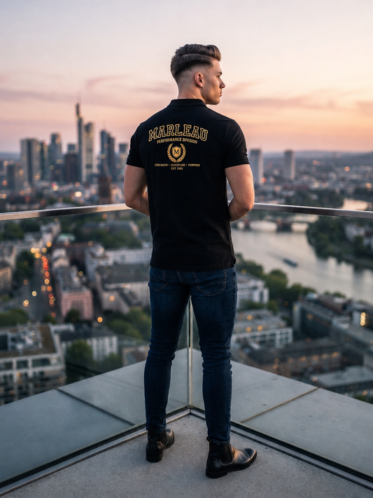Polo Zwart - Performance Division