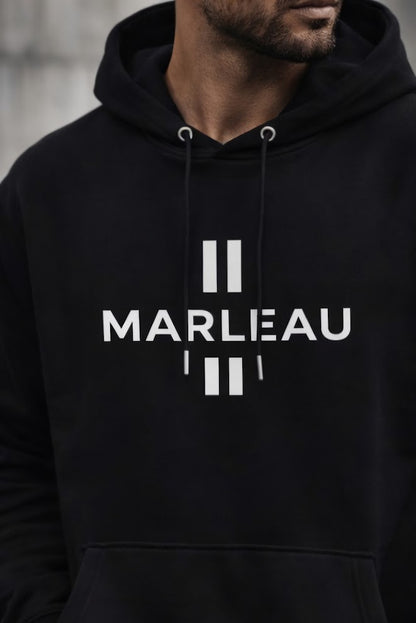 MARLEAU Signature - Hoodie White Emblem