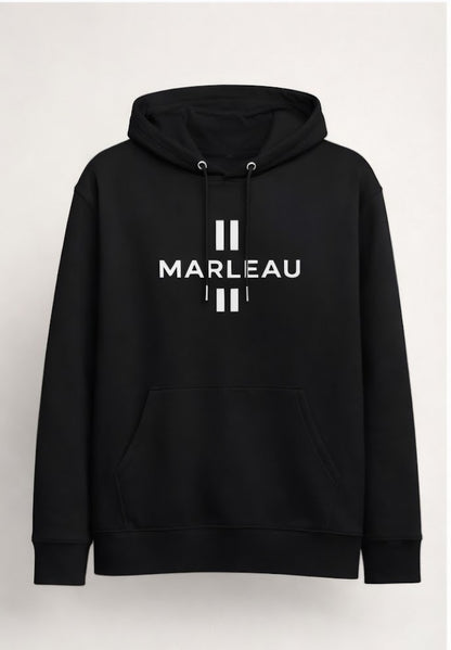 MARLEAU Signature - Hoodie White Emblem