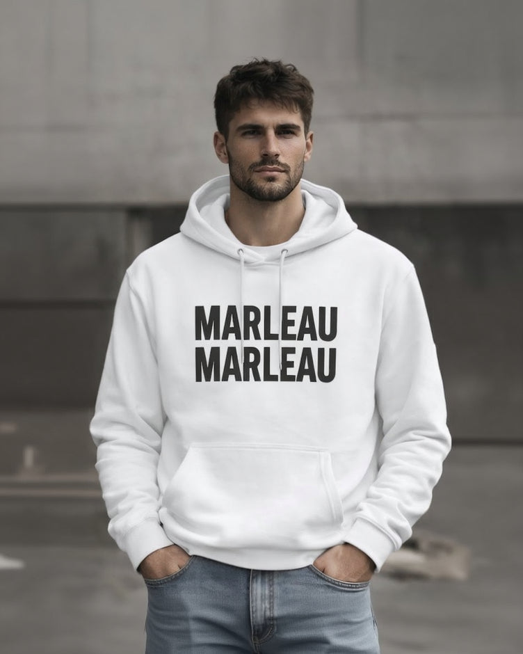 MARLEAU hoodie men minimal design
MARLEAU hoodie front view
MARLEAUmenswear hoodie clean fit