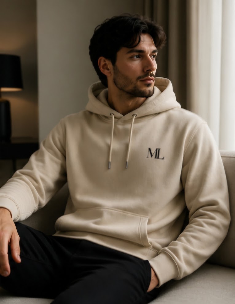 MARLEAU Heavyweight -  Hoodie Axis Desert Dust