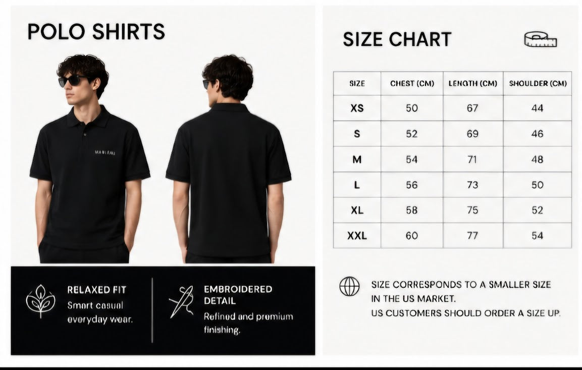 MARLEAU Signature - Polo Black