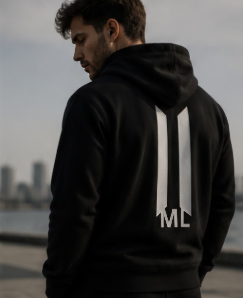 MARLEAU Heavyweight - Axis Hoodie ML Back Print