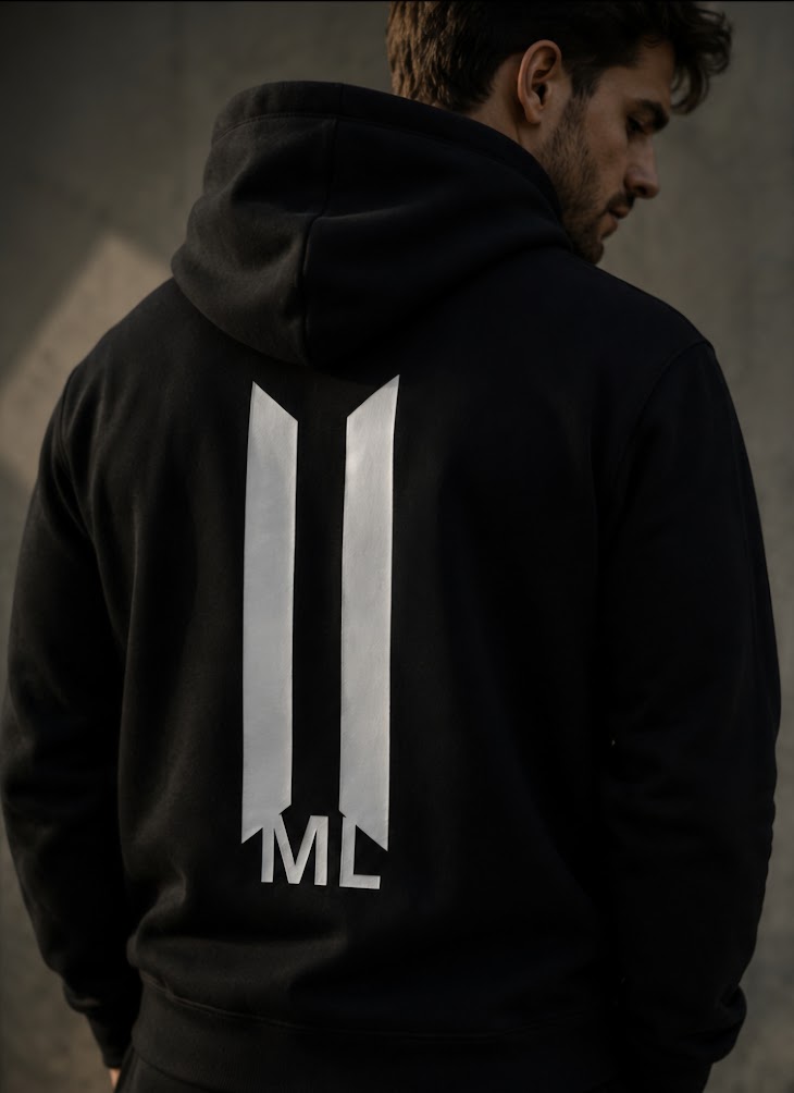 MARLEAU Heavyweight - Axis Hoodie ML Back Print
