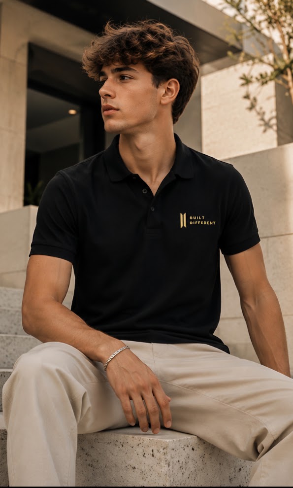 MARLEAU | Signature - Embroidered Polo Black