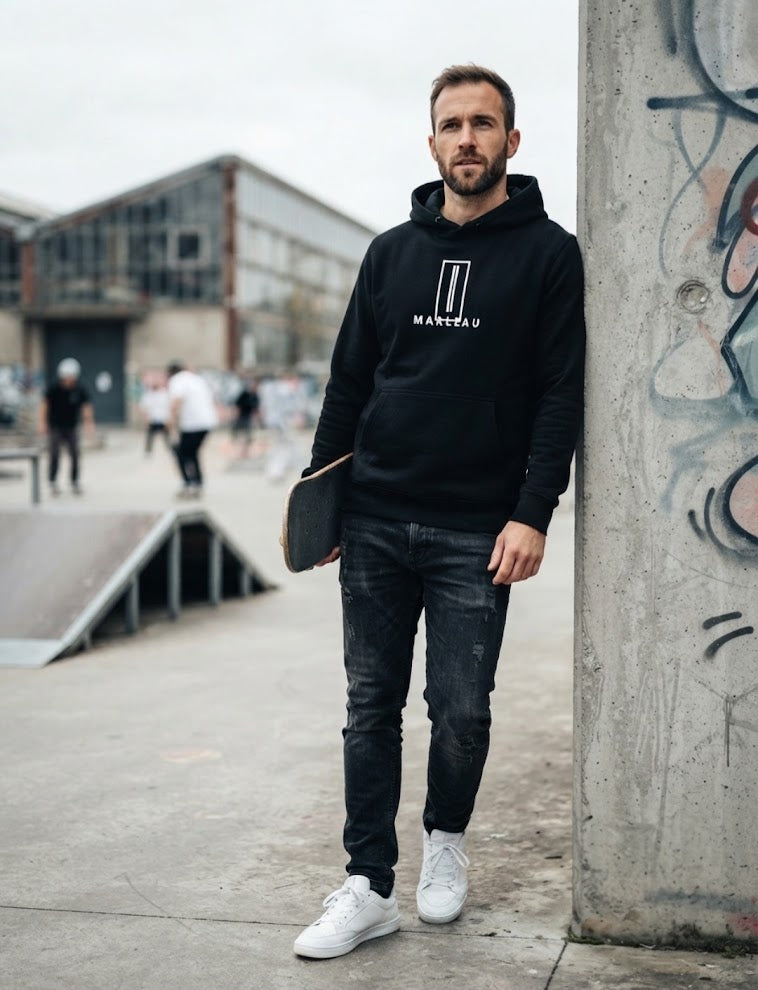 Axis Heavyweight Hoodie – Zwart