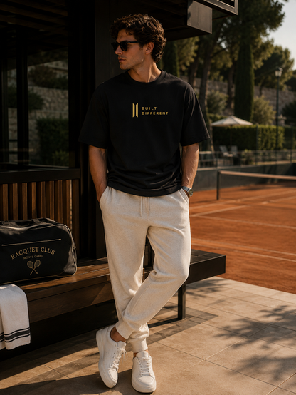 MARLEAU | Heavyweight - Built Different T-Shirt Black