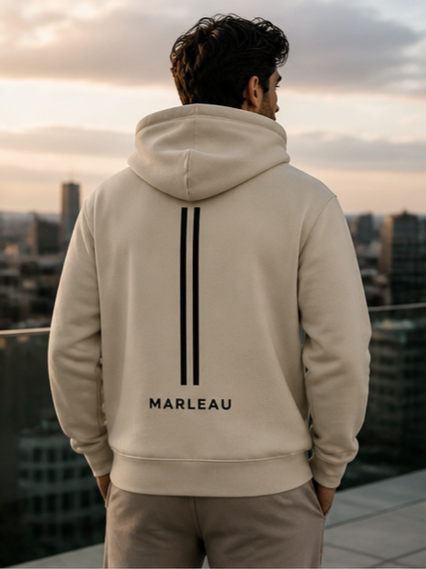MARLEAU Heavyweight - Hoodie Axis Desert Dust