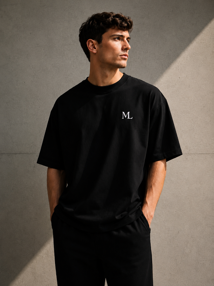 MARLEAU Heavyweight - T-Shirt Black
