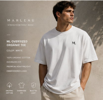 MARLEAU Heavyweight - T-Shirt White