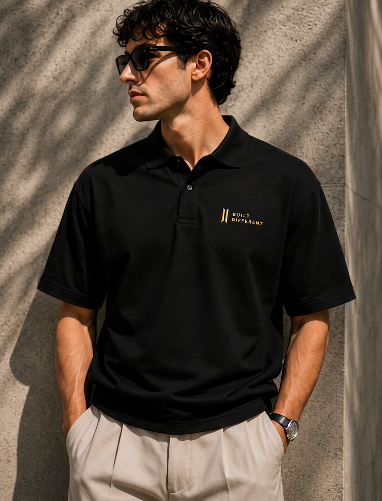 MARLEAU Signature - Polo Black