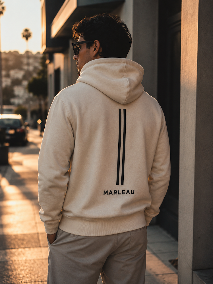 MARLEAU | Heavyweight -  Hoodie Axis Desert Dust