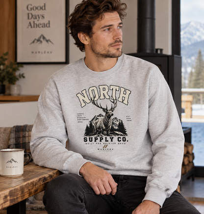 NORTH Supply Co. Sweater – Heren Graphic Sweater | MARLEAU