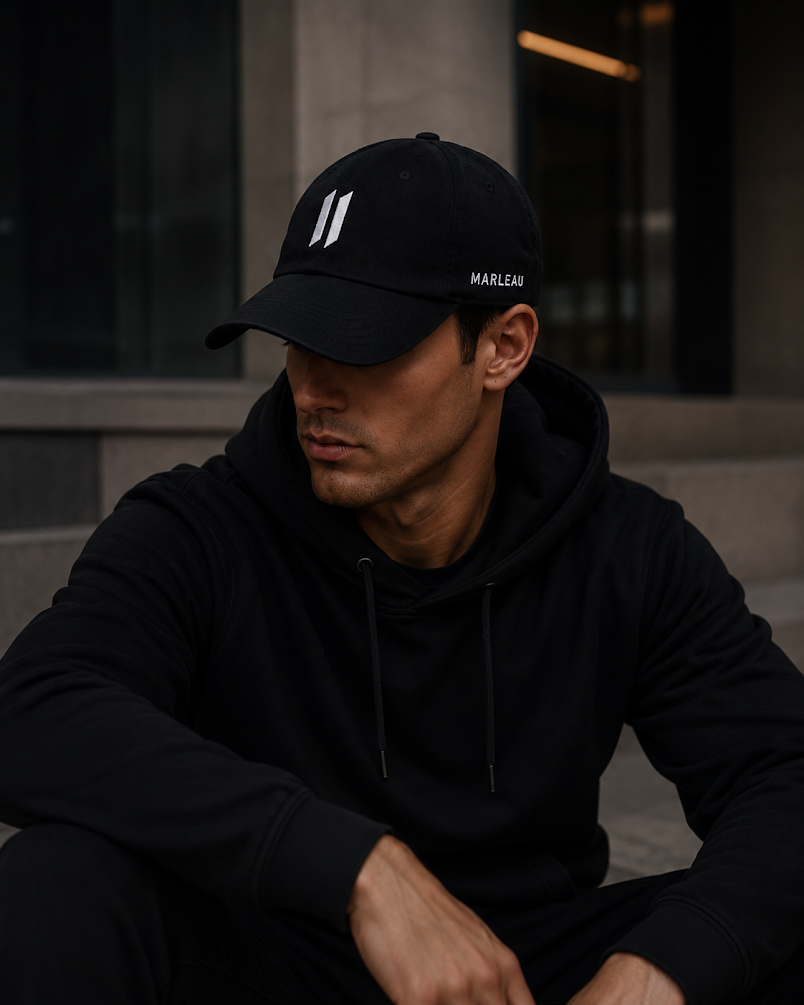 MARLEAU Signature - Axis Cap Black