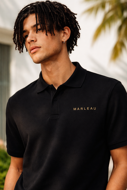 MARLEAU Signature - Polo Black
