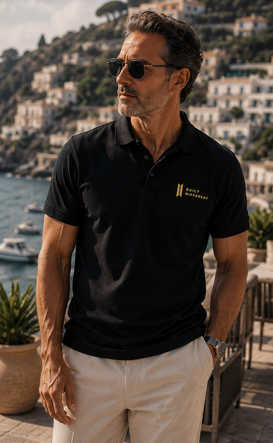 AXIS Piqué Polo – Zwart