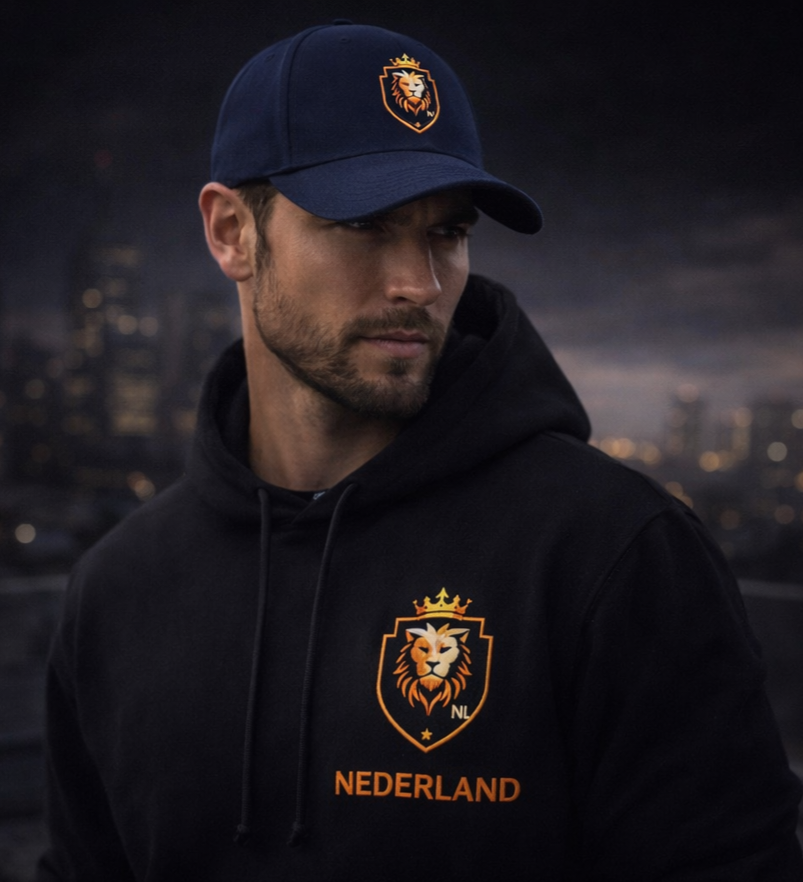 MARLEAU Netherlands Crest Hoodie - Limited Drop | Minimal Lion Design