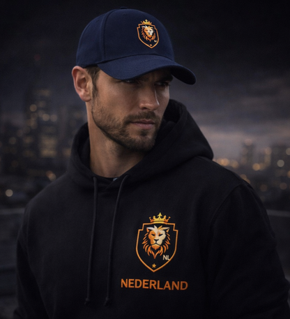 MARLEAU Netherlands Crest Hoodie - Limited Drop | Minimal Lion Design