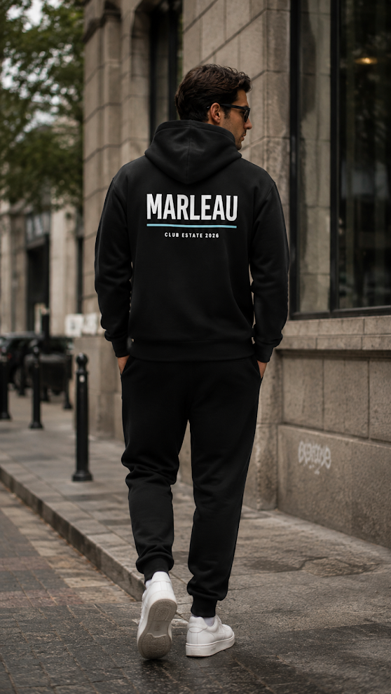Club IV Hoodie – Zwart