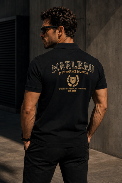 MARLEAU |Premium pique polo shirt